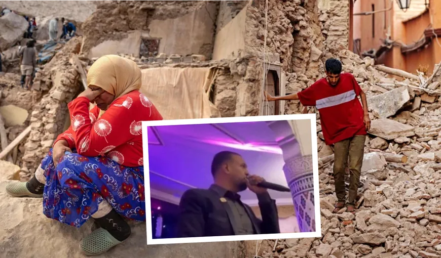 Momentul în care o nuntă a fost întreruptă de cutremurul din Maroc. Nuntașii au părăsit imediat localul. Bilanțul tragediei a ajuns la aproape 2.700 de morți