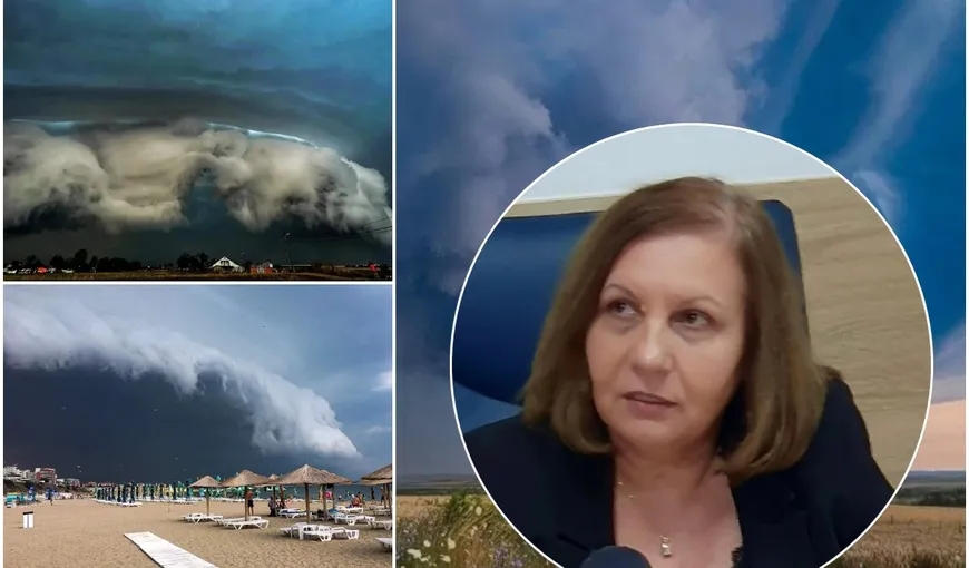 Nori Shelf-Cloud pe cerul Romaniei. Elena Mateescu: „Sunt prevestitori de furtuna si instabilitate atmosferica accentuata”