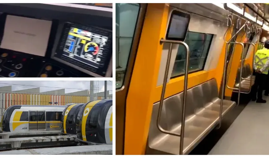 Cum arată noile garnituri de metrou care vor circula în București. Sunt produse în Brazilia și vor intra pe linie de anul viitor