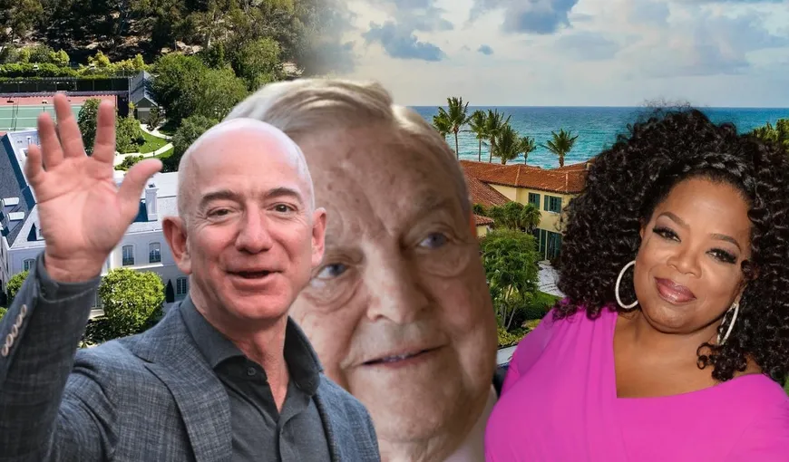 FOTO Miliardarii cu cele mai multe case din lume. Câte proprietăţi au George Soros, Jeff Bezos sau Oprah Winfrey