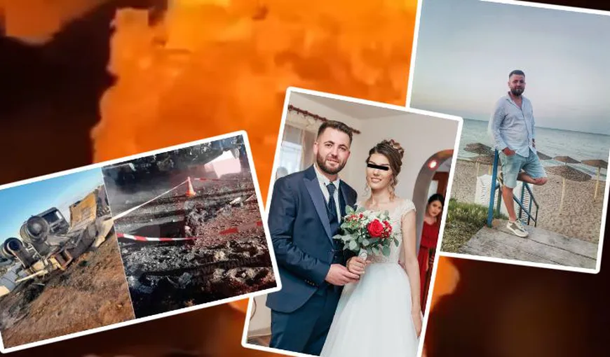 Marius, muncitorul de 29 de ani mort în explozia de la Călimăneşti, condus pe ultimul drum de către soţia însărcinată