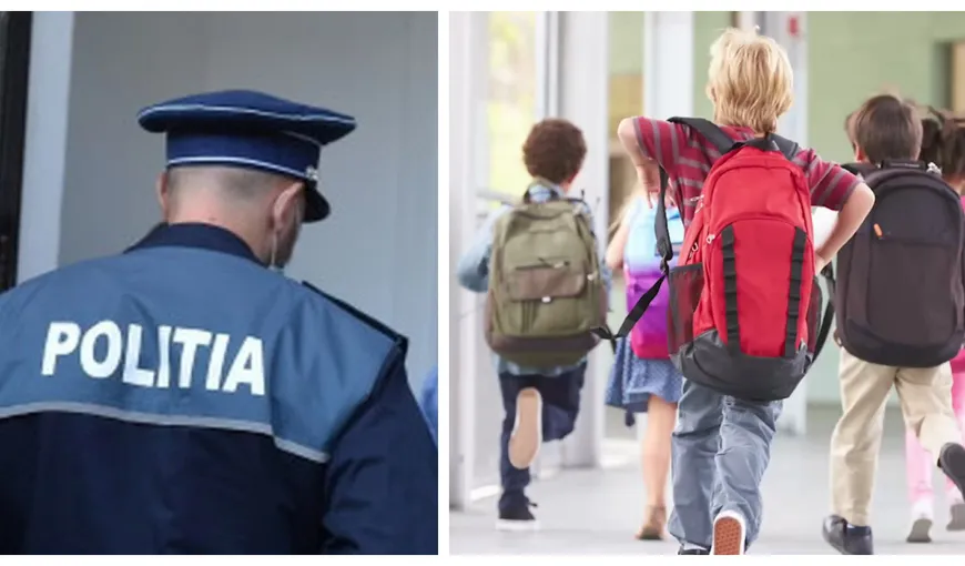 Prezența câte unui polițist în fiecare școală din România, propunerea unui partid politic pentru descurajarea fenomenului infracțional
