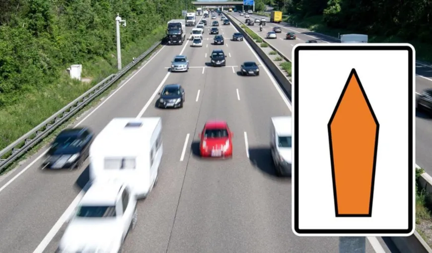 Semnul rutier care bulversează orice şofer. Este amplasat pe autostrăzi, dar puţini ştiu ce înseamnă