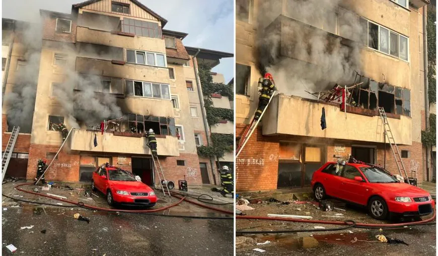 Dosar penal după explozia de la Sibiu. Doi morţi, 15 apartamente şi cinci autovehicule parcate afectate după o acumulare de gaze