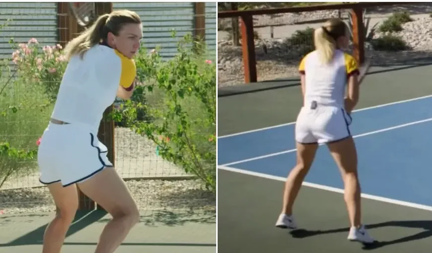 Simona Halep, din nou pe terenul de tenis! Cum a păcălit suspendarea de patru ani, imaginile momentului VIDEO