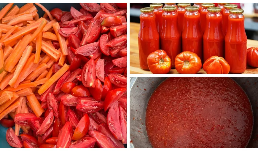 Rețetă de suc de roșii cu morcov și ardei capia! Secretul bunicii din Moldova care te va da pe spate