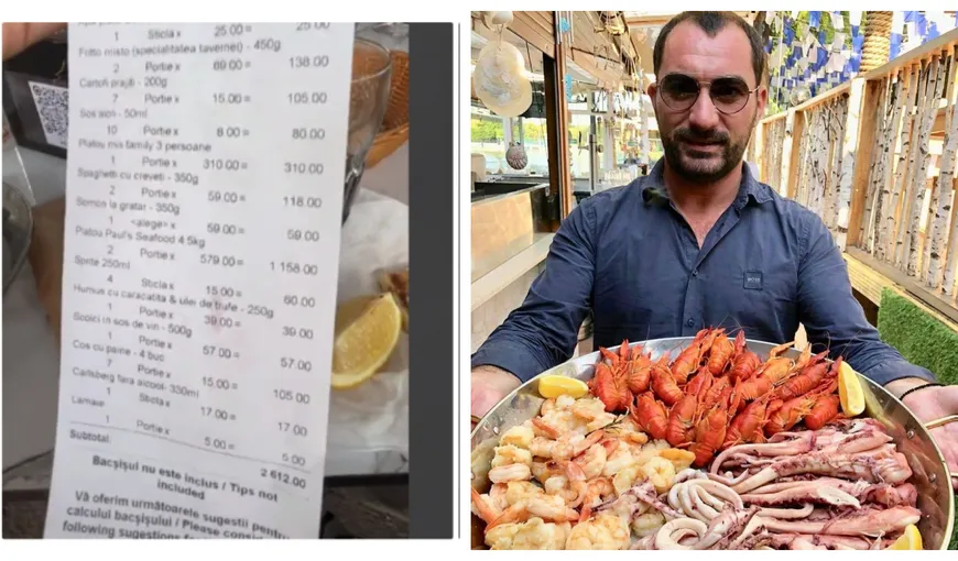 Preţuri exorbitante la Taverna Racilor: „Tipsul de 400 de lei, trecut deja pe notă!”