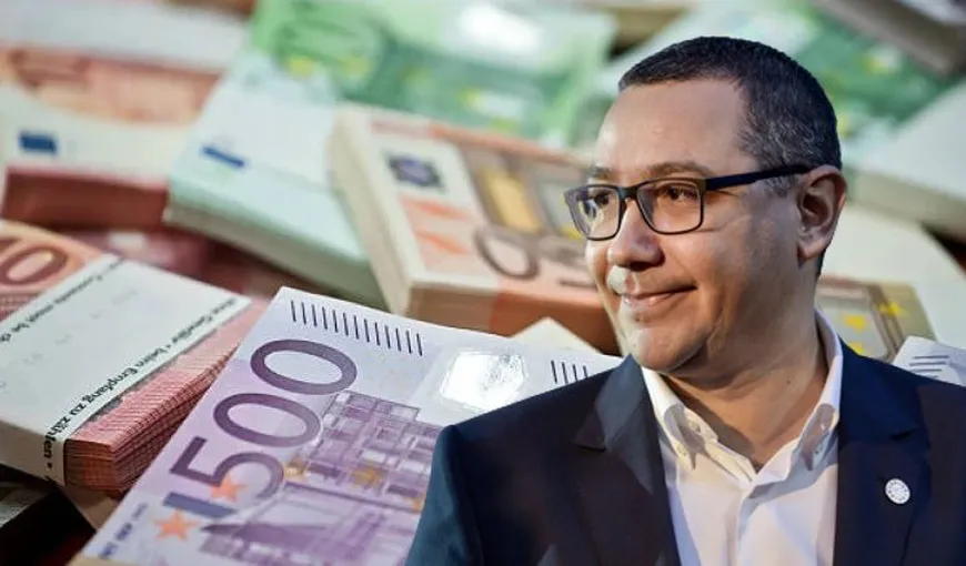 Victor Ponta a devenit milionar în euro. Cu ce se ocupă firma fostului premier al României