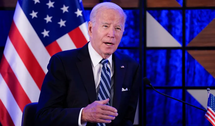 Joe Biden, discurs puternic după întoarcerea din Israel: „Tiranii ca Putin şi teroriştii ca Hamas trebuie opriţi”
