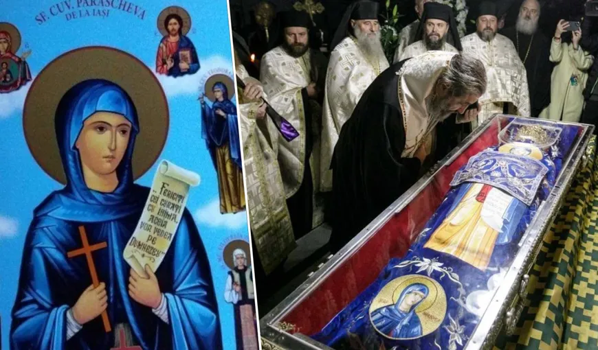 Calendar ortodox 14 octombrie 2023. Cruce roșie: Sfânta Cuvioasă Parascheva. Rugăciune către Preacuvioasa pentru rezolvarea oricărui necaz