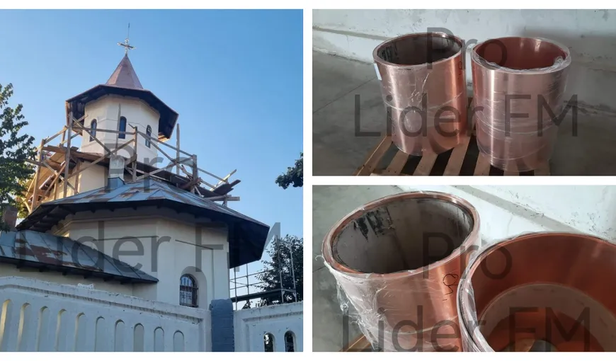 Hoții fără frică de Dumnezeu au furat tabla din cupru de la o biserică aflată în reparații. Prejudiciul se ridică la 20.000 de lei