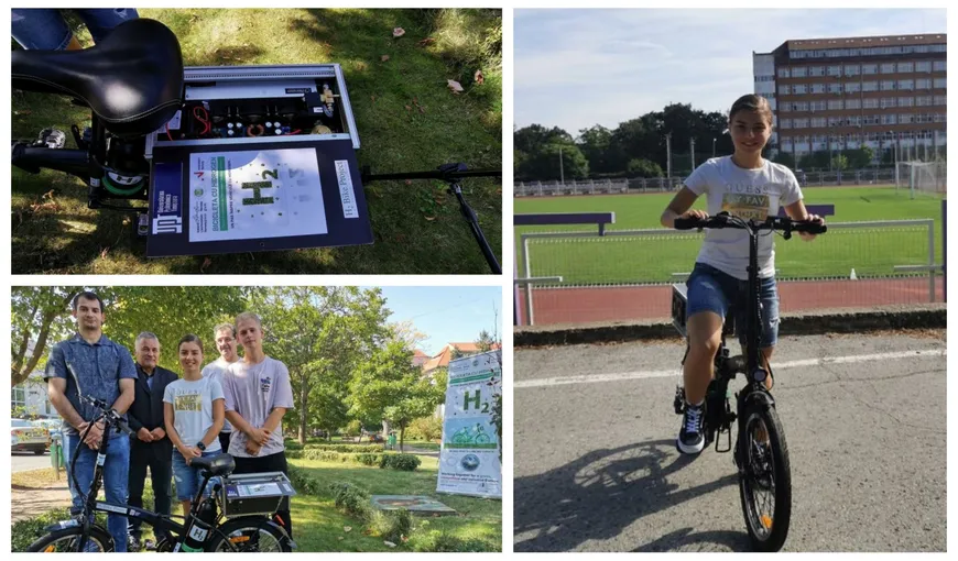 Bicicleta cu hidrogen, creată de trei studenți din Timișoara. Costurile au ajuns la 10 mii de euro