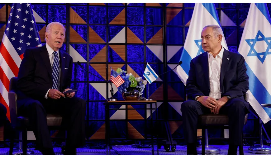Joe Biden, întâlnire de gradul zero cu Benjamin Netanyahu, la Tel Aviv! ”Ne vom asigura că Israelul are tot ce îi trebuie pentru a răspunde. Hamas nu reprezintă poporul palestinian”