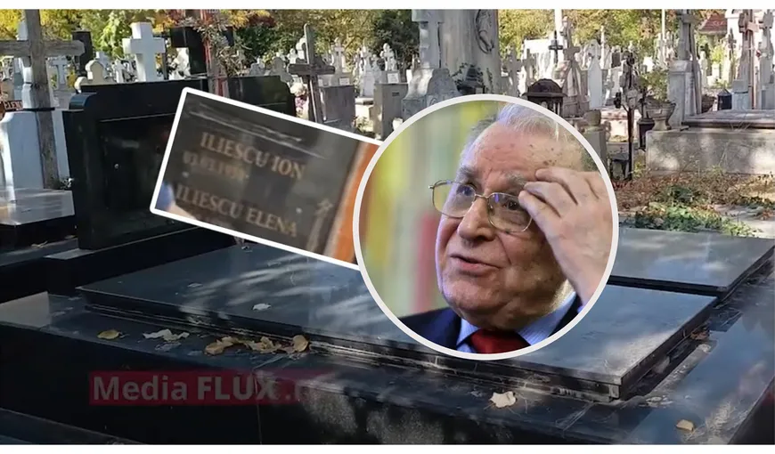 Unde va fi înmormântat Ion Iliescu. Cum arată cavoul de marmură neagră al fostului preşedinte al României VIDEO