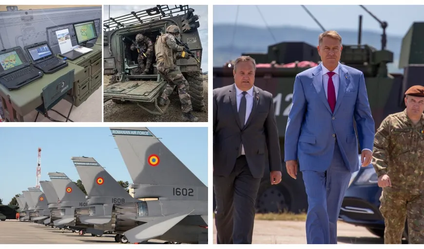 Klaus Iohannis anunță marea înarmare a României: avioane multi-rol, echipamente defensive, sisteme radar