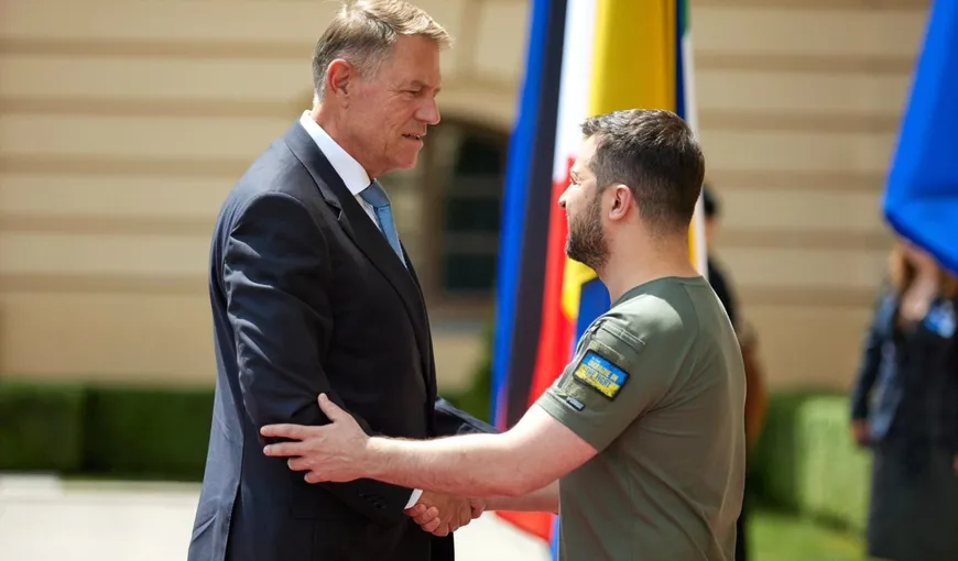 Volodimir Zelenski vine marţi la Bucureşti. Preşedintele Ucrainei are întâlniri cu Iohannis şi Ciolacu