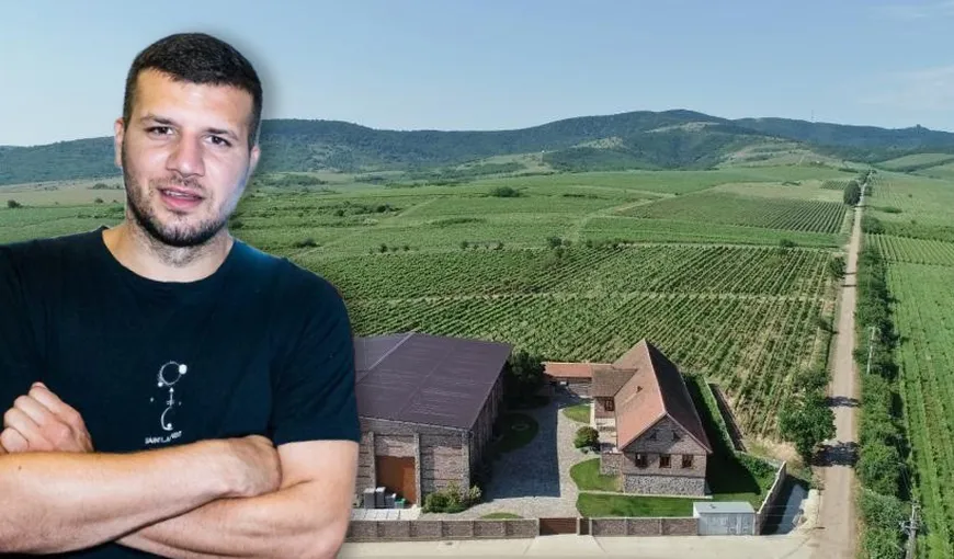 George Țucudean, milionar la 32 de ani. Are o cramă, un hotel și acum vrea să construiască un castel în Arad