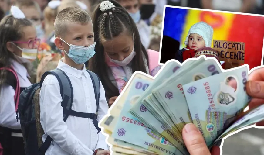 Alocații 2024. Mai mulți bani pentru copiii României. Ce sumă vor primi începând cu data de 1 ianuarie a anului viitor