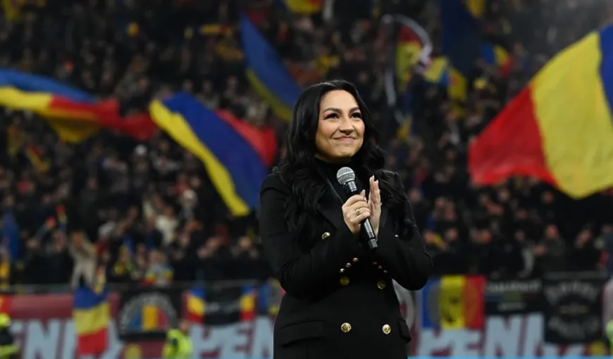 Câți bani a primit Andra după ce a cântat imnul național la meciul România-Elveția. Reacția fanilor