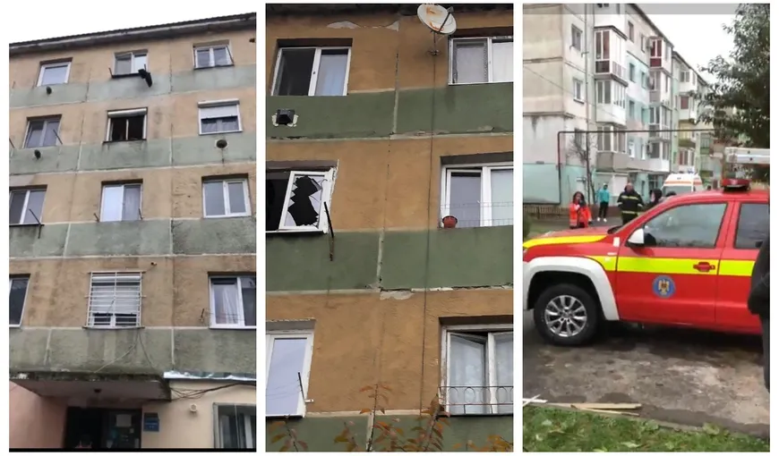 Explozie puternică într-un bloc din Lugoj. 23 de apartamente au fost afectate