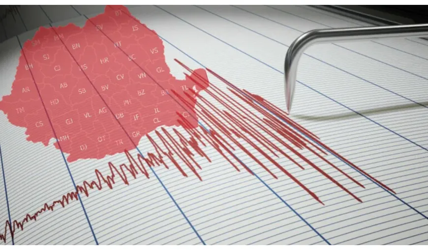 Cutremur produs luni dimineață în zona Vrancea