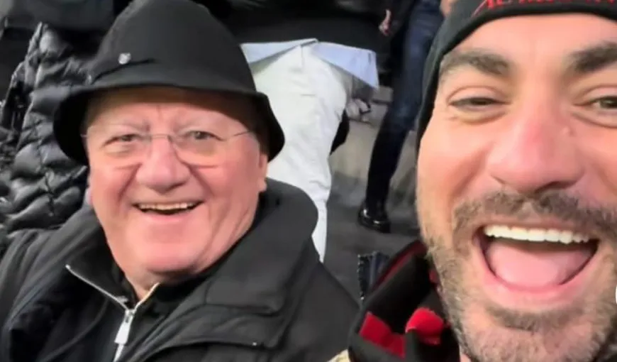 Pescobar şi Dumitru Dragomir au aruncat cu bani pe San Siro la meciul Milan – PSG. „Aruncăm cu banii! Uite, bă! Dă, bă, încoace!” VIDEO