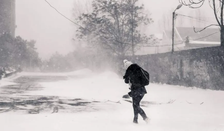 Urgia albă se abate asupra României! Aer polar, ninsori și ger în mai mult de jumătate din țară. ANM anunță care sunt zonele vizate