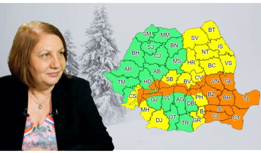 EXCLUSIV| Elena Mateescu, anunț de ultimă oră despre cât va mai ține urgia albă în România.”Fenomenele de iarnă vor continua. Scad temperaturile la -10 grade”