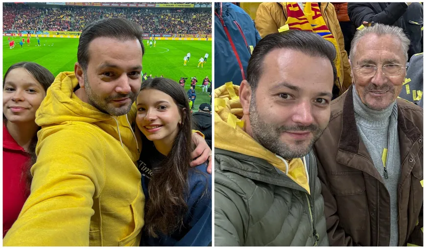 Mihai Morar și-a dus gemenele pe stadion: „Ne-am îmbrăcat în roșu, galben și albastru. Ce dor îmi era!”