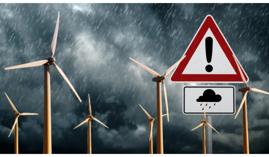 Vremea rea face ravagii în Dobrogea! Turbinele eoliene au început să se oprească din cauza vântului foarte puternic