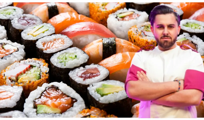 Rețeta de sushi a lui Janni Alexandridis! Trucul secret al câștigătorului de la Chefi la cuțite pe care toate gospodinele ar trebui să îl știe