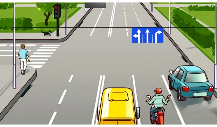 Test de inteligență rapid pentru șoferii iscusiți! Găsește greșeala din trafic în doar cinci secunde