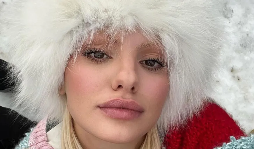 Alexandra Stan, apariție neașteptată pe pârtia de schi la Brașov: ”Dacă nu ai avea buzele așa senzuale as zice că ești Omul Păianjen”