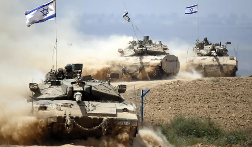 Război în Orientul Mijlociu. Zeci de tancuri israeliene au intrat în Fâşia Gaza după 10.000 de raiduri aeriene