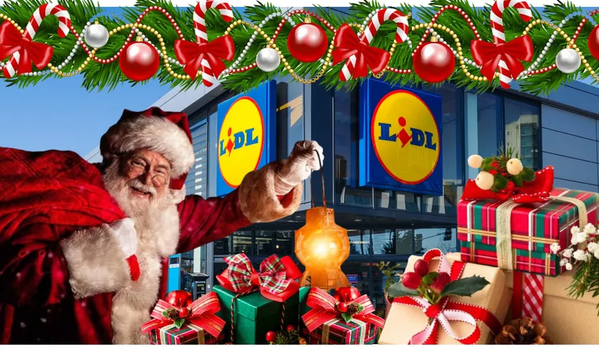 Moș Crăciun vine cu tolba plină mai devreme la LIDL! Surpriza colosală de care au parte românii în această perioadă