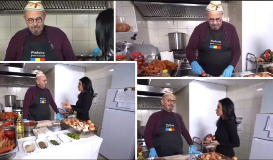 Cristian Popescu Piedone a gătit de Ziua Națională pentru 120 de bătrâni dintr-un centru social: „Să ne trăiești, România!”