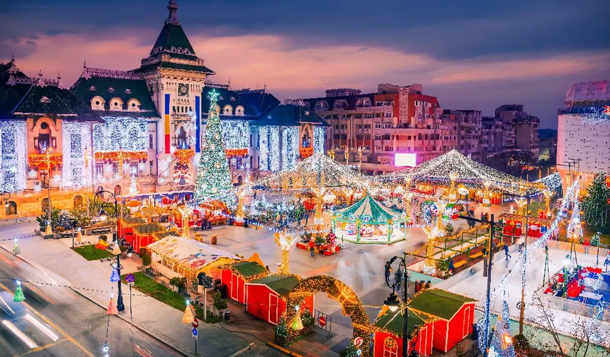 Târgul de Crăciun din Craiova, desemnat al doilea cel mai frumos târg din Europa. Unde se află cel de pe primul loc