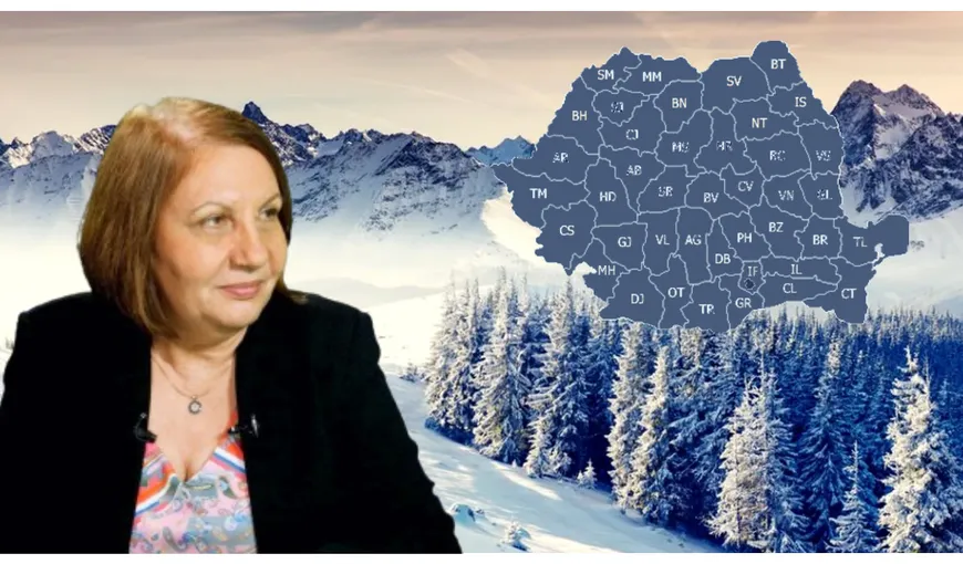 Iarnă siberiană de duminică în România. Elena Mateescu, ANM: „Minimele vor coborî până la -15, posibil -20 de grade”