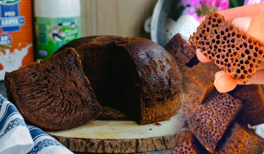 Prăjitura Babă Neagră, unul dintre cele mai cunoscute deserturi din Republica Moldova. Rețeta tradițională pe care tot mai multe gospodine o gătesc