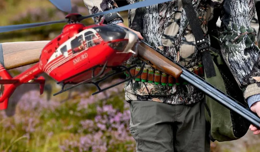 Bărbat împușcat de un prieten la vânătoare, în Timiș. Victima, dusă cu elicopterul SMURD la spital