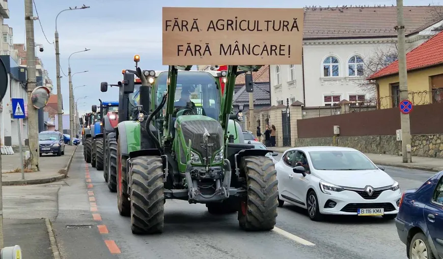 Protestul fermierilor continuă! Traseele aprobate din București și orele de desfășurare