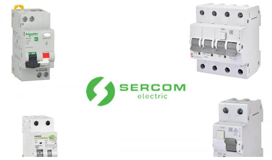 Ai nevoie de siguranță cu diferențial? Sercom Electric te așteaptă cu multe variante!