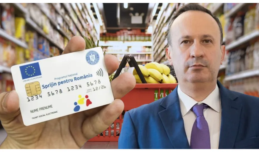 Când începe încărcarea cardurilor sociale la alimente! Ministrul Adrian Câciu a făcut anunțul mult așteptat de români