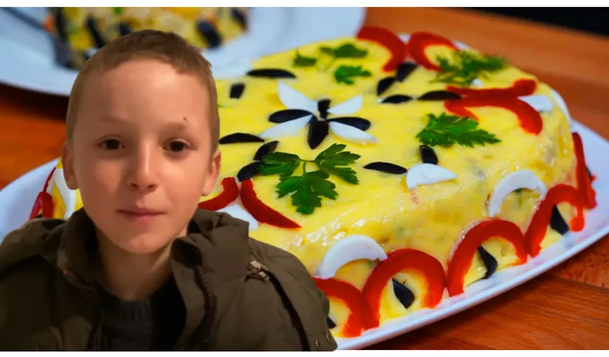 El este Rențu, copilul care tânjește după o salată de boeuf! ”Am mâncat acum vreo 5 ani. Nu știu dacă am să mănânc vreodată, doar mamele știu să facă”