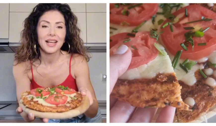 Carmen Brumă, reţetă fantastică de pizza „de slăbit”, fără făină. Un deliciu pentru doamnele sofisticate