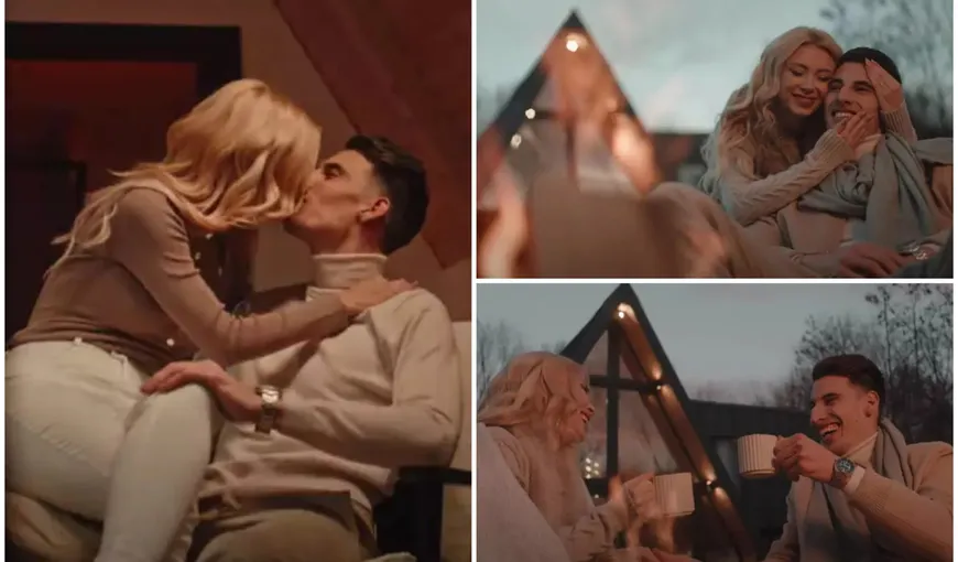 Andreea Bălan și Victor Cornea, în ipostaze romantice în cel mai nou videoclip al artistei: „S-au aliniat planetele, pare ireal”