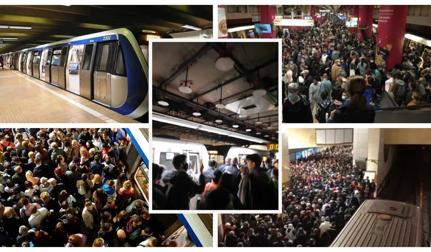 ULTIMĂ ORĂ: Panică la metrou, după ce două trenuri s-au ciocnit! Sorin Grindeanu a intervenit în acest caz