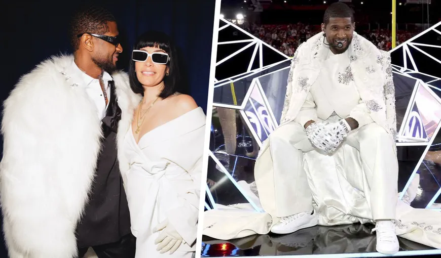 Usher s-a căsătorit în secret la Las Vegas după show-ul spectaculos de la Super Bowl