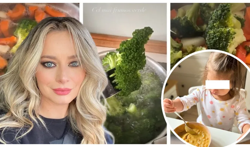 Rețeta de supă cremă de broccoli a Laurei Cosoi. Preparatul după care fetițele ei sunt înnebunite. Iată cum se face, pas cu pas