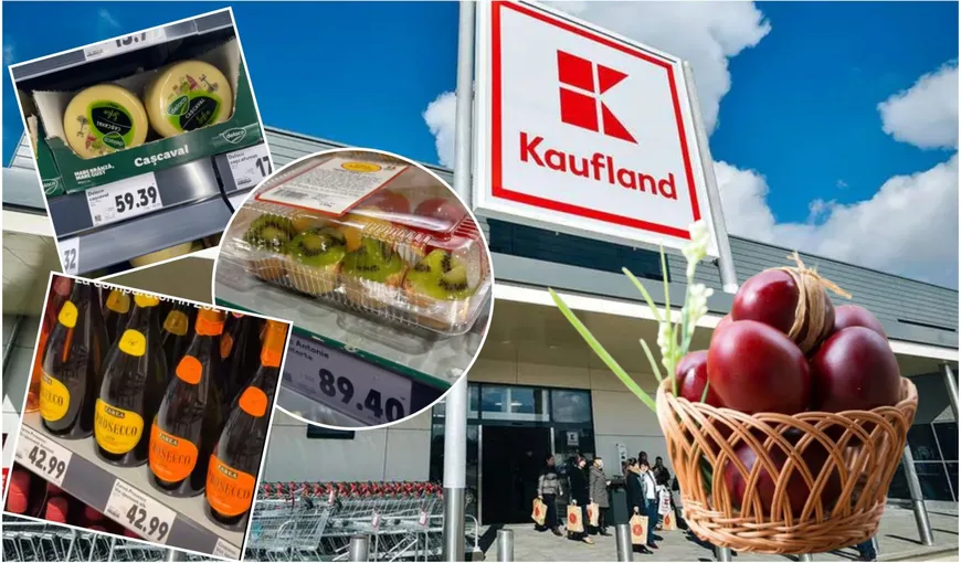Cât costă masa de Paște dacă îți achiziționezi produsele de la Kaufland. Prețurile s-au majorat simțitor în ultima perioadă